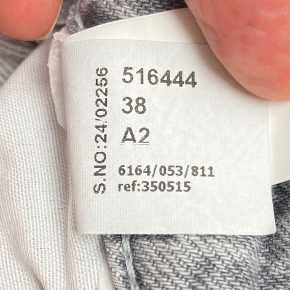 ZARA - High rise Z1975 straight leg jeans in washed gray Size 6 - Picture 8 of 8